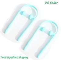 We pay your sales tax 2 Pcs Massager U Shape Neck Shoulder Leg and Toe Roller Stick Muscle Pain Relief Self Manuel Tool