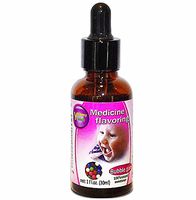 Bubblegum Flavor Medication Flavoring Drops for Baby Child Kids Bad Tasting Flu Cough Cold Antibiotics Prescriptions Yummy Meds
