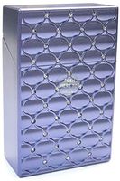 Blue Metallic Studded Push Open Cigarette Case, King Size, 3116M20BL