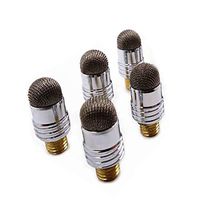 Bestdealing 5 Pack Replacement Capacitance Tip 6.0 Conductive Cloth Head Touch Pen Universal Replaceable Extra Long Fiber Mesh Tip Nibs Hybrid Stylus Tips for Apple Android Touch Screen Stylus Pen