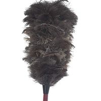 AABABUY 23inch Natural Ostrich Feather Duster Wooden Handle Brush Duster Dust Cleaning Tool