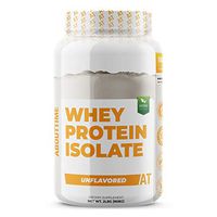 About Time Whey Isolate Protein, Non-GMO, All Natural, Lactose/Gluten Free, 24g of Protein Per Serving (Unflavored - 2 Pounds)