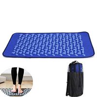GHF Acupressure Yoga Mat Cobblestone Massage Mat for Stress Pain Foot Body Relief,Blue