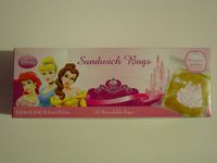 Disney Princess Sandwich Bags - 20 Resealable Bags with Princess Theme - Personalize Your Bag!