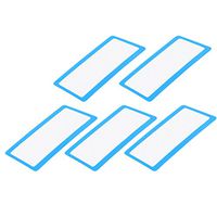 uxcell uxcell Fresnel Lens Magnifier 75mm x 40mm 3X 300% Credit Card Magnifier for Seniors Macular Degeneration Maps Jewelry Repair Fire Starter Blue 5pcs