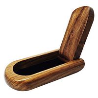 FULUSHOU Solid Wood Foldable Tobacco Smoking Cigar Pipe Stand