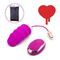 Remote Control Handheld Cordless Rechargeable Personal Body Massager with 10 Strong Frequency of Waterproof and Low Noise Coping with Stress