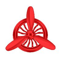 Hieagle Car Air Freshener Vent Clip,Small Car Fragrance Diffuser Scents Essential Oil Diffuser Aromatherapy Perfume with Refill Oil Pads (Red)