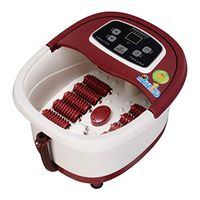 ZH Multi-Function Massage Foot Bath, Electric Roller Foam Basin Home Pedicure Barrel