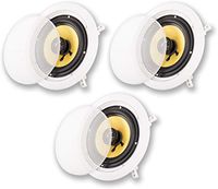Acoustic Audio HD-6 in Ceiling 6.5" Speakers Home Theater Surround Sound 3 Speaker Set