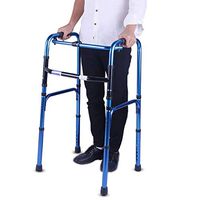 Xue Yang Shop Folding Standard Walkers,Non-Slip Walking Mobility Aid for Elderly, Mobility & Daily Living Aids,Supports Up to 150kg/330lb