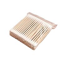 Gracefulvara 100 Pcs Cotton Swabs with Extra Long Wood Handle