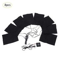 IMCROWN 8-in-1 USB Electric Clothes Heating Pad,Carbon Fiber Heated Clothes Pad with Adjustable Third Gear Mat Sheet Heater Waterproof Warmer Heater for Winter Camping for Women Men Heated