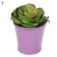 super1798 Cute Mini Pail Bucket Wedding Party Candy Favours Home Hotel Decor Purple