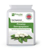 Serrapeptase 80,000 IU Targeted Release 90 Capsules – UK Manufactured to GMP Guaranteed Quality by Prowise Healthcare