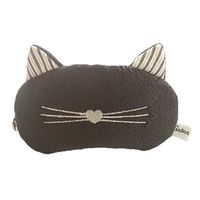 BUYITNOW Cute Cat Sleep Mask Soft Cartoon Blindfold Eyeshade for Women Girls