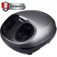 KING Bird Shiatsu Foot Massager Machine with Heat, Adjustable Intensity, Washable Foot Holder, Kneading Air Compression Relieve Tired Muscles and Plantar Fasciitis