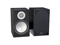 Monitor Audio Silver 100 Bookshelf Speakers - Pair (Black Oak)