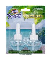 Clorox Fraganzia Plug-In Refill in Island Orchid Scent, 2 Pack | Scented Oil Air Freshener Refills | Easy Way to Make Your Home Smell Beautiful and Neutralize Odors