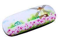 PU Leather Hard Shell Eyeglass Case Glasses Storage Case Protective Case for Glasses Cartoon Windmill - 06