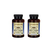 Swanson Ajipure L-Arginine Sustained-Release Tablet 1,000 mg 90 Tabs 2 Pack