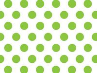 Lime Green Polka Dots On White Tissue Paper for Gift Wrapping 20x30 INCI Sheets shanna337 (5ct)