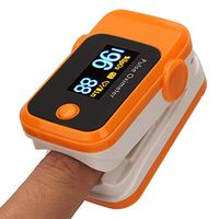 M100 Portable Finger Pulse Saturation Monitor SPO2 PR PI RR Monitor Tester with Lanyard