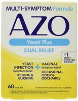 AZO Yeast Plus Tablets 60 ea (Pack of 2)
