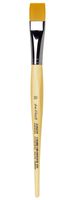 da Vinci Student Series 304 Junior Paint Brush, Flat Elastic Synthetic with Lacquered Non-Roll Handle, Size 20 (304-20)