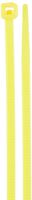 Standard Cable Tie, 40lbs Tensile Strength, 2" Bundle Diameter, 0.130" Width, 8.5" Length, Yellow