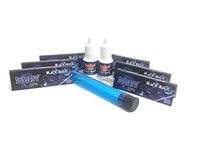 Juicy Jay's Black Magic Flavored Rolling Papers - 6 Pack and Juicy Jay's Black Magic Flavor Drops Plus Free Doob Tube