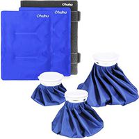 Ohuhu (6"/9"/11") Ice Bag + 14" X 11" Gel Pack (2Pack) with Wrap