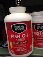 Berkley Jensen Fish Oil 1000 mg, 300 ct (Pack of 2)