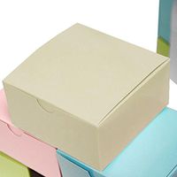 Tableclothsfactory 4x4x2 Ivory Cake Box-100 Boxes
