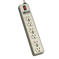 Tripp Lite 6 Outlet Waber Industrial Power Strip, 15ft Cord with 5-15P Plug (6SPDX-15)