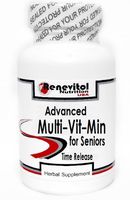 Advanced Multi-VIT-Min for Seniors Time Release 100 Capsules ~ Renevitol