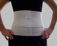 Alpha Medical Abdominal Binder 12" Four Panel Abdominal Support (Small)