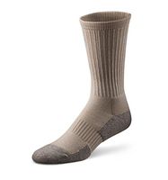Dr. Comfort Crew Socks (X-Large (Men's 12.5-15/Women's 13+), Sand)