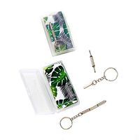Avenue 9 Eyeglass Repair Tool Kit - Eyeglass Repair Kit with Assorted Cleaning Cloth Designs (Leaf)