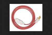 Cord Extn16/2 3out Rd/Wh