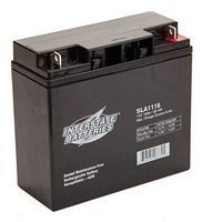 Interstate Batteries 12V 18AH Sealed Lead Acid (SLA) Battery (AGM) - Nut and Bolt Terminals (SLA1116)