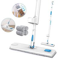 Spray Mop, Auto-twist Microfiber Mop Flat Mop Lift Mop Flat Mop Kit, 360 Degree Rotating Wet Mop For Hardwood Floors, Laminates, Wood, Tiles