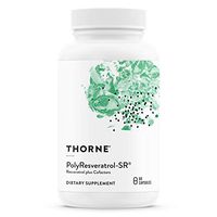 Thorne Research - PolyResveratrol-SR - Trans-Resveratrol Supplement for Healthy Aging - 60 Capsules