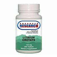 NCI Advanced Research Dr. Hans Nieper Lithium Orotate Tablets, 120 mg, 200 Count