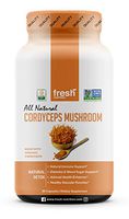 Organic Cordyceps Mushrooms - Strongest DNA Verified 1500mg Per Serving - Rich in Alpha Glucan - Great for Immunity, Adrenals, Free Radicals, Vascular Function and Blood Sugar - 3rd Party Tested