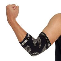 COLO Copper Elbow Compression Sleeve,Elbow Brace Support for Tendonitis,Arthritis,Workouts, Weightlifting,Golfers Elbow Treatment,Golfers Elbow Treatment,Baseball,Pain Relief,Wear Anywhere