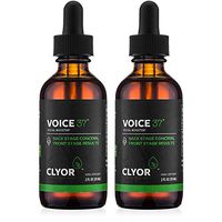 Voice37 - Singers Voice Remedy - 2 Pack All Natural Herbal Vocal Booster Formula to Lubricate Soothe and Relieve Hoarseness Dry Itchy Throat - Enhance Singing and Speaking - 2 oz - VOICE37 by Clyor
