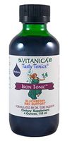 Vitanica Iron Tonic, Liquid Iron Supplement, Red Blood Cell Support, Vegan, 4 Ounce