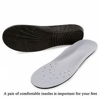 Shoe Insoles, Memory Foam Insoles, Orthotic Insoles, Arch Support Insoles Providing Excellent Shock Absorption and Cushioning for Feet Relief, Comfortable Insoles for Men and Women for Everyday Use.