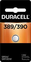 Duracell – 389/390 1.5V Silver Oxide Button Battery – long-lasting battery – 1 count